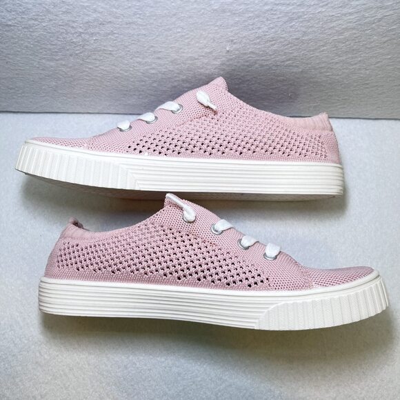 Madden Girl Marisa-K slip-on sneaker knit blush women 9.5 - Picture 6 of 10